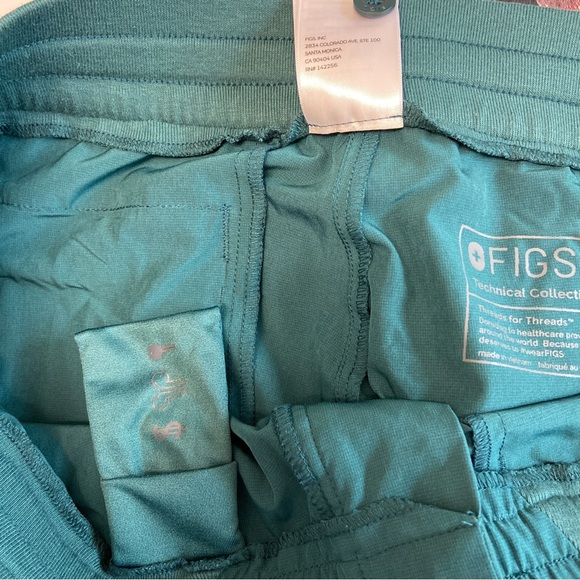 Mens Figs Scrub Pants Technical Collection Size Large Teal - Picture 8 of 8